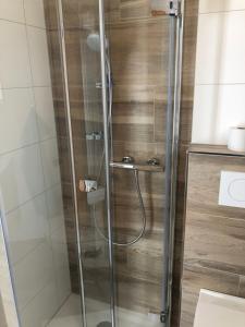 Koupelna v ubytování Haus Fuetsch