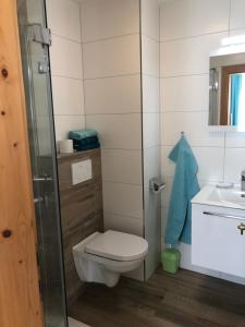 Koupelna v ubytování Haus Fuetsch