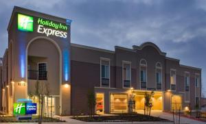 a hotel with a sign that reads houston inn express at Holiday Inn Express Benicia by IHG in Benicia