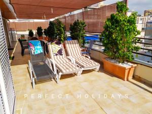 Balkon lub taras w obiekcie España Playa