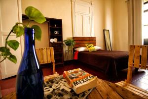 Кровать или кровати в номере Hostel Hospedarte Centro