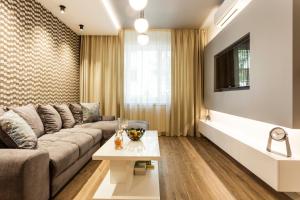 A seating area at SCA Sofia City Apartments