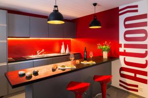 A cozinha ou kitchenette de B&B 7e Art