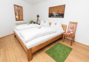 Cama ou camas em um quarto em Schubert - Haus