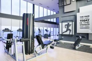 Fitness centrum a/nebo fitness zařízení v ubytování USJ One Subang Jaya by Widebed
