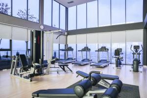 Fitness centrum a/nebo fitness zařízení v ubytování USJ One Subang Jaya by Widebed