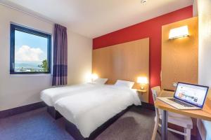 Postel nebo postele na pokoji v ubytování B&B HOTEL Colmar Expo + 37 fotografií