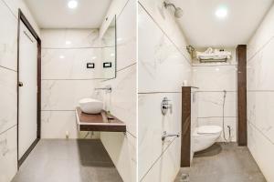 FabHotel Rajnandani Residency Bhawarkua的一间浴室