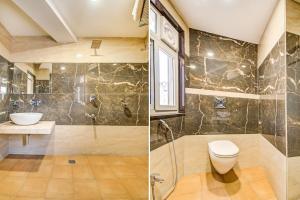 FabHotel Rajnandani Residency Bhawarkua的一间浴室