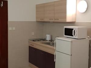 Kuchyňa alebo kuchynka v ubytovaní Beach apartment ANA with sea view, balcony, garden & bbq, Murter - Dalmatia + 37 fotografií