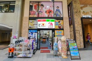 a store in a shopping mall with merchandise at momo premium 603 in Sapporo