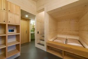 Cama o camas de una habitación en Jugendherberge Trin