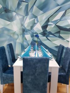 Istumisnurk majutusasutuses Apartman KEJ BLUE free parking