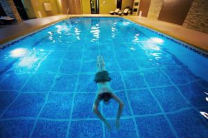 Bazén v ubytování Wellness hotel Spark nebo v jeho okolí