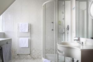 Koupelna v ubytování Ringhotel Krone