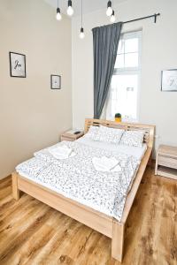 Posteľ alebo postele v izbe v ubytovaní Smart Rooms for Rent