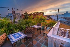 Balkón nebo terasa v ubytování Life is Good Cartagena Hostel
