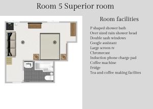 The floor plan of Broomfield House 