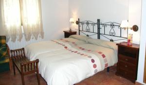 Un pat sau paturi într-o cameră la La Ventana De Tejera Negra