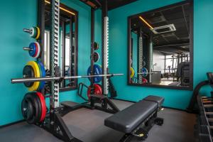 Fitness centrum a/nebo fitness zařízení v ubytování Thon Hotel Harstad