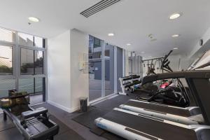Fitness centrum a/nebo fitness zařízení v ubytování SK2 - CHARMING Skyline CBD w River Views 3 BR Private Apartment