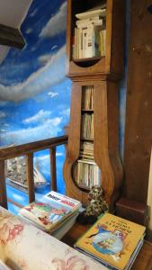 Knihovna v bed and breakfast