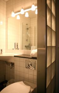 Koupelna v ubytování Breidablikk Guesthouse