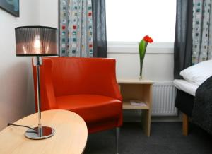 Postel nebo postele na pokoji v ubytování Breidablikk Guesthouse