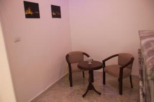 Setusvæði á Farida Pyramids Boutique Hotel