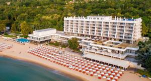 an aerial view of a hotel and a beach at The Palace Hotel, Sunny Day in Saints Constantine and Helena