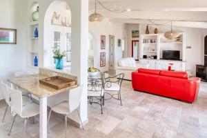 A seating area at Casa Esther