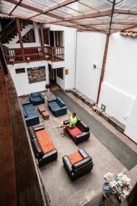 Istumisnurk majutusasutuses Hotel Cusco Plaza Saphi