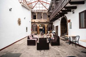 Istumisnurk majutusasutuses Hotel Cusco Plaza Saphi