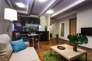 Telewizja i/lub zestaw kina domowego w obiekcie Apartamenty na Starówce / Old Town apartments