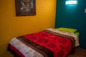 Ένα ή περισσότερα κρεβάτια σε δωμάτιο στο Planet Hostel