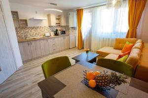 Η κουζίνα ή μικρή κουζίνα στο Apartamente Primaverii 2
