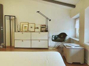 เตียงในห้องที่ Buonconsiglio apartment