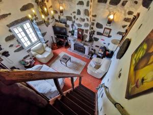 Χώρος καθιστικού στο Casa Santa