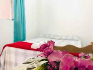 Postel nebo postele na pokoji v ubytování Pousada Fraga