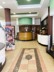 a lobby of a hospital with a waiting room at Casa Tobalá in Oaxaca City