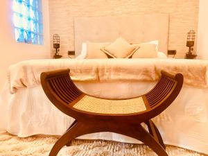 En eller flere senge i et værelse på SUNSET IN LOFT