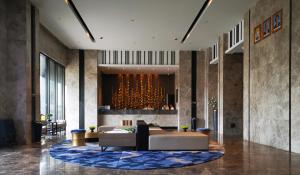 Posezení v ubytování Tian Yi International Hotel 天艺国际酒店