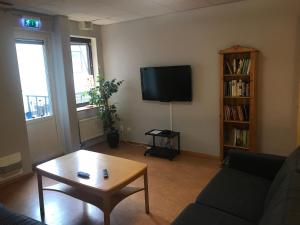 TV a/nebo společenská místnost v ubytování Nattvikens Vandrarhem
