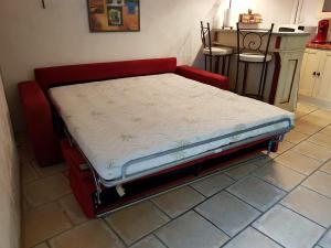 Postel nebo postele na pokoji v ubytování La petite châtaigne de Collobrières