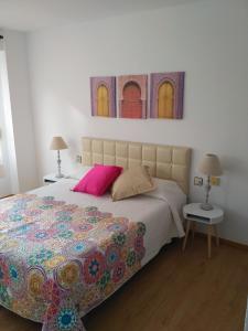 Postel nebo postele na pokoji v ubytování Apartamento Puertoplaya I