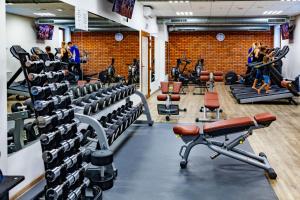 Posilňovňa alebo fitness centrum v ubytovaní Willa Port