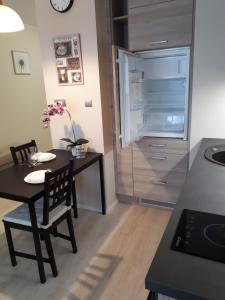 Kuchyň nebo kuchyňský kout v ubytování Vena apartment