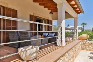 A balcony or terrace at Villa Vidal