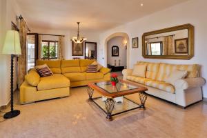 A seating area at Villa Vidal