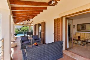 A seating area at Villa Vidal